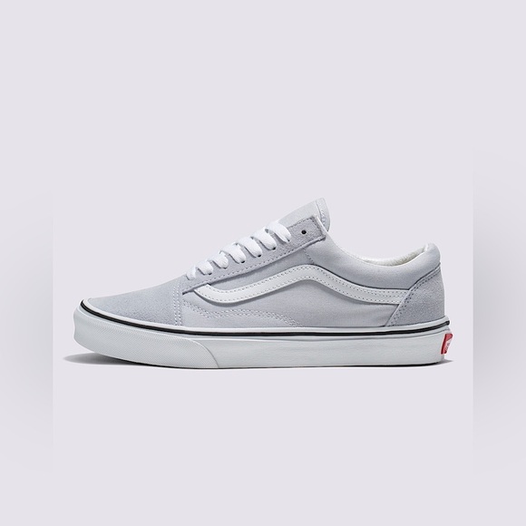 Vans Old Skool Shoes-  Grey Dawn/White - Picture 1 of 7